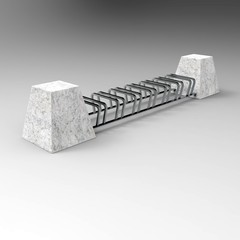 3d image of Bicycle Parking Manchester isometric view 12