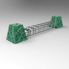 3d image of Bicycle Parking Manchester isometric view 1