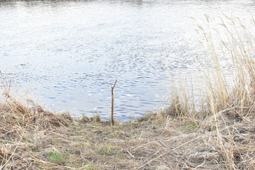 Ural spring landscape of the Ural river and so on