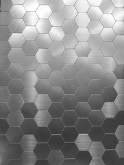 Fototapety  creative silver honeycomb texture background