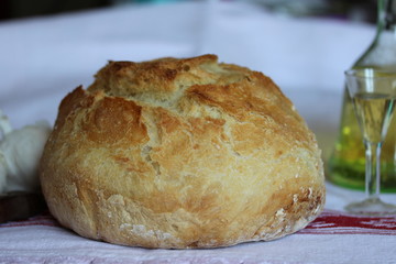homemade bread and butter