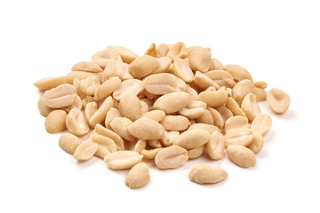 Peanut, Nuts, isolated on white background