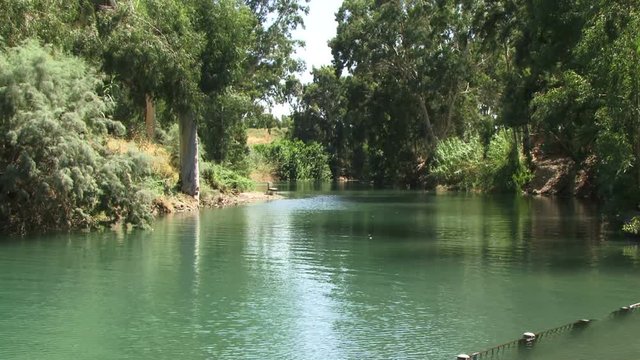 The Jordan river in Israel