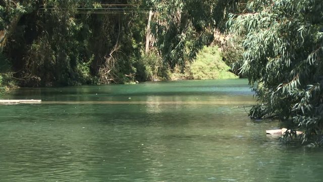 The Jordan river in Israel
