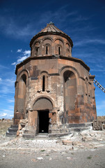 Fototapeta na wymiar Ruins of Ani in Kars, Turkey