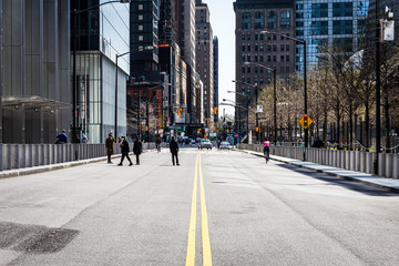 people walking on the street