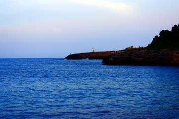 Fototapeta premium Sunset Cala d'or, Mallorca, Spain