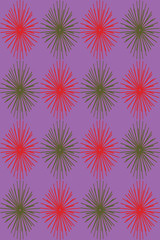 Flower vector background. Plant texture.Decorative print.