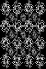 Flower vector background. Plant texture.Decorative print.