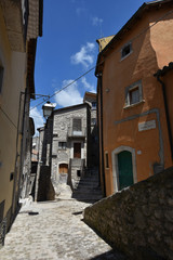 The village on Lake Barrea in Abruzzo, Italy
