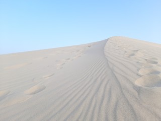 traveling in sahara desert of Algeria