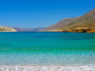 Agios Pavlos beach, Amorgos island, Cyclades, Greece