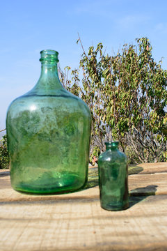 Botellas en el Campo