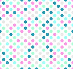 seamless repetitive soft colored dots texture