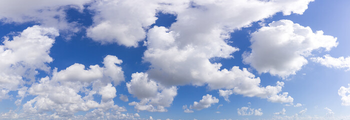 Beautiful blue sky background with clouds