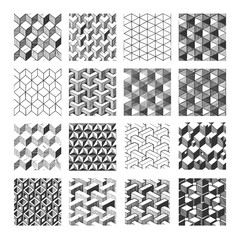 optical illusion seamless pattern.