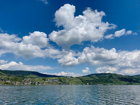 &Auml;gerisee - See in der Schweiz im Kanton Zug