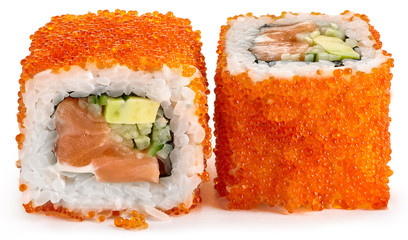 California sushi with salmon