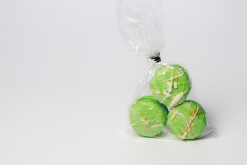Home baked Green Macarons. Home baking projects for lockdown 