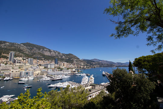 Monaco. Image of the cityscape of Monte Carlo, Monaco at summer