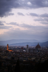 Fototapeta na wymiar High View of Florence