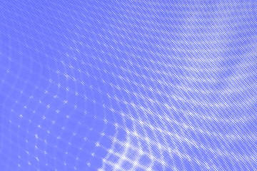 abstract background: unique wavy pattern of overlaying two grids, blurred and tinted to lapis color
