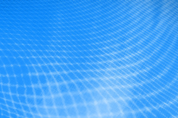 abstraction background: unique wavy pattern of overlaying two grids, blurry and tinted to classic blue