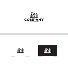 Minimalist Home Logo Design Template