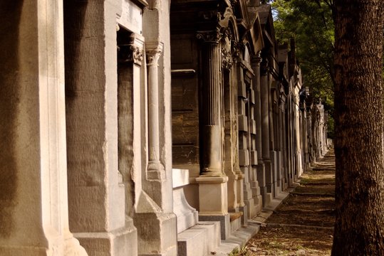 Footpath By Pere Lachaise Cemetery