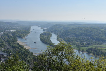 Königswinter Drachenfels Rheinblick
