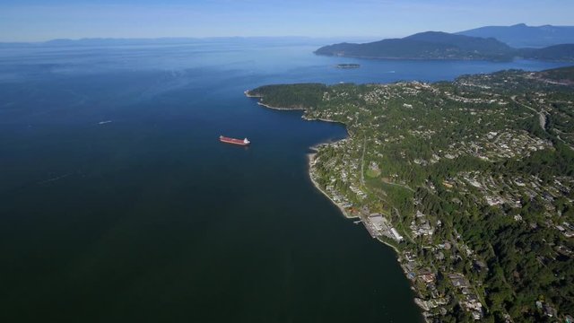 Altamont and West Bay West Vancouver BC Canada Aerial View