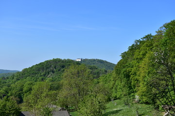 Fototapeta na wymiar Königswinter Drachenfels im April