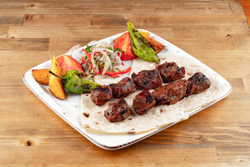 Turkish shish kebab
