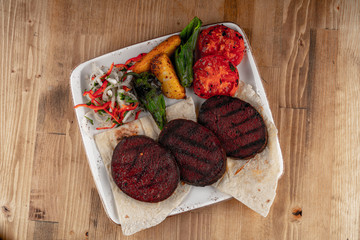 Grill sausage stock photo
