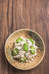 ソラマメの白和え