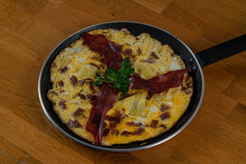 bacon omelet