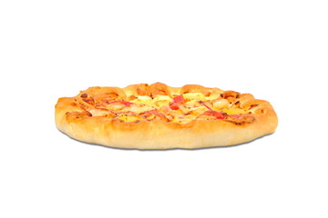 Delicious italian pizza with Mozzarella cheese