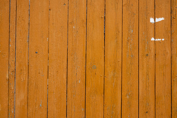 Background image of the texture of a painted wooden fence