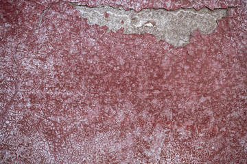 Abstract background texture of concrete wall painted with cracked paint