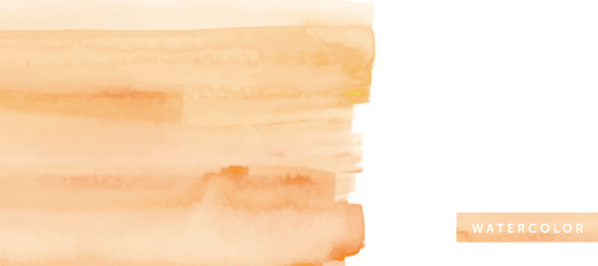 水彩　素材　オレンジ