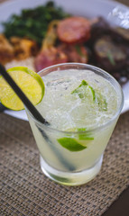 Brazilian Caipirinha Cocktail