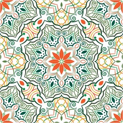 Ornamental mandala design abstract background