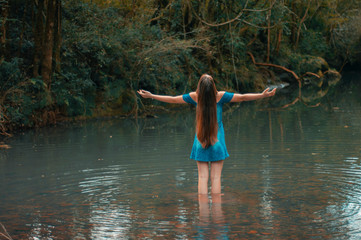 Fototapeta premium Respirando la Naturaleza
