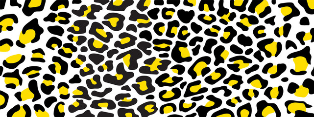 Trendy Cheetah or Leopard skin pattern background vector. Animal fur, vector background for Fabric design, wrapping paper, textile and wallpaper.