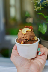 Banana Nuts Ice Cream