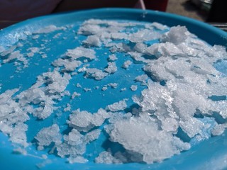 Salt crystalization 