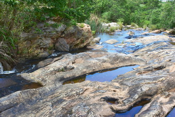 nature of Phophonyane falls in Swaziland,southern Africa