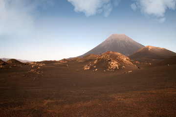 Fototapeta na wymiar volcanic landscape adventure 