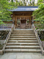 Obraz premium 出雲熊野大社、伊邪那美神社