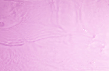 texture of splashing clean water on pastel background